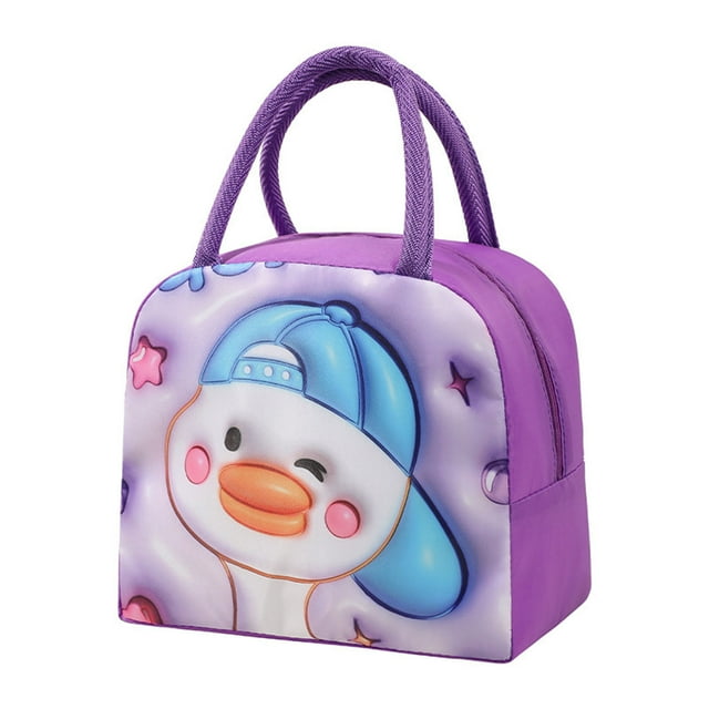 Binwennn Womens Lunch Boxes with Containers Womens Lunch Bag Insulated Womens Insulated Lunch Bag with Containers Lunch Bag With Designs Delicate Animal Themed Insulated Lunch Bag For Children Health