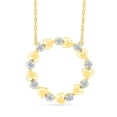 thumbnail image 1 of DGOLD Pendentif Cercle d'Amour Rond en Or Jaune 10kt pour Femmes (1/6 cttw), 1 of 3