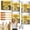 4PCS, variant on Weather Resistant Water-Based Gold Paint - Weather Resistant Water Based Gold Paint, for Metallic, Wood, Stone and Plaster Surfaces