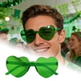 thumbnail image 2 of Triflora Sunglasses Unique Green Four Leaf Pattern St Patrick's Day Sunglasses Suitable For Both And Party Use., 2 of 5