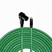 Coluber Cable Balanced Right Angle XLR Male to RCA Female 3 - Pin Connector