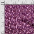 thumbnail image 2 of oneOone Georgette Viscose Dark Magenta Fabric Asian Floral Sewing Craft Projects Fabric Prints By Yard 42 Inch Wide, 2 of 4