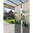 thumbnail image 3 of nqOlkjepod Outdoor Curtains for Patio Waterproof, Retro Mist Forest Outdoor Privacy Panels Grommet, Farmhouse Mountain Natural Landscape Blackout Outside Curtains for Porch/Cabana 54"x84", 1 Panel, 3 of 8