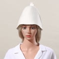 thumbnail image 3 of Thicken Wool Felt Sauna Hat Hair Protection Spa Sauna Accs For Bath Protection, 3 of 12