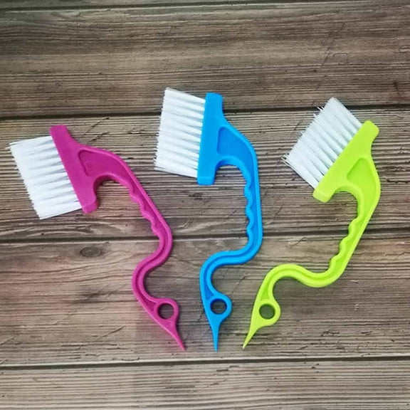 TABLETREANDS 9Pcs Plastic Groove Gap Brush with Swan Shape for Kitchens