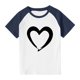thumbnail image 3 of Blusas y camisas de manga corta con cuello redondo para niños y niñas, blusa de manga corta con estampado de cuello redondo, 3 of 7