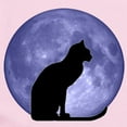 thumbnail image 2 of CafePress - Cat & Moon Infant Bodysuit - Baby Light Bodysuit, Size Newborn - 24 Months, 2 of 4