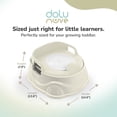 thumbnail image 3 of Dolu Nuve 3-in-1 Potty, Toilet Adapter, and Step Stool, Ergonomic Design, Beige, 3 of 6