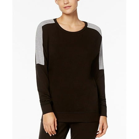 

Alfani Women s Colorblocked Pajama Top Black Black S