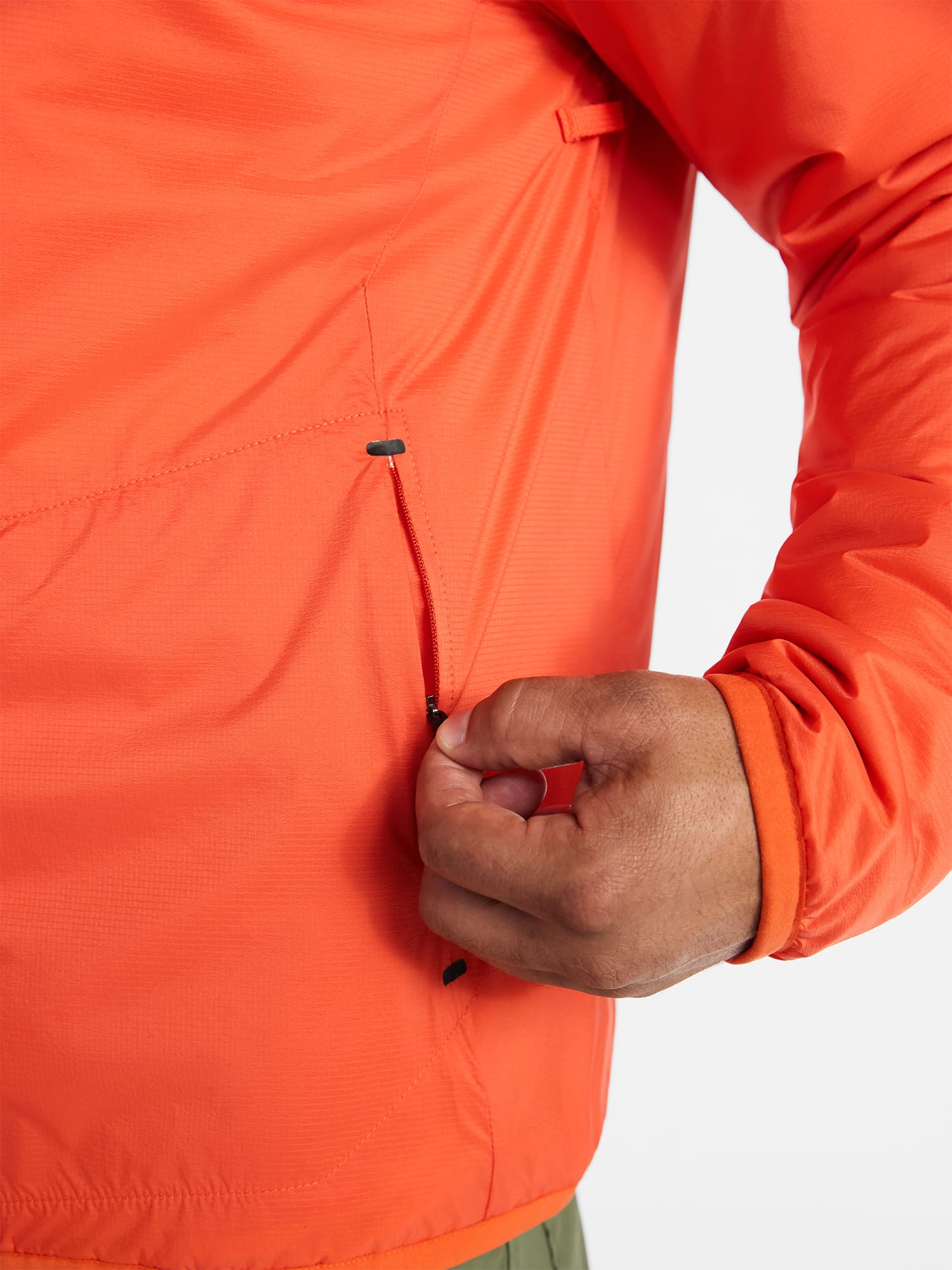 Ozark Trail Men's and Big Men's Light Insulated Nylon Zip Jacket, Sizes S-3XL