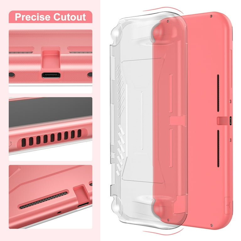Nintendo Switch Lite ピンク&ケース 17 in 1 Pink Switch Lite Accessories Travel Kit: Carrying
