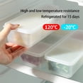 thumbnail image 2 of Billuyoard Caja de almacenamiento Compartimiento apilable de mantenimiento fresco Contenedor de refrigerador con tapa Organización Conservación de Organizadores de utensilios de cocina Billuyoard HA065166-00, 2 of 6