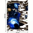 thumbnail image 3 of Removable Creative 3D Blue Out of Space Milky Way Wall Decals Home Wall Art Decor Wall Stickers Murals for Kids Girls Boys Bedroom Nursery Baby Playroom Living Room Wall Decor (Space), 3 of 4