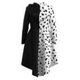 thumbnail image 2 of Cruella de Vil Costume Robe Carnaval Halloween pour Femmes Filles_a, 2 of 2