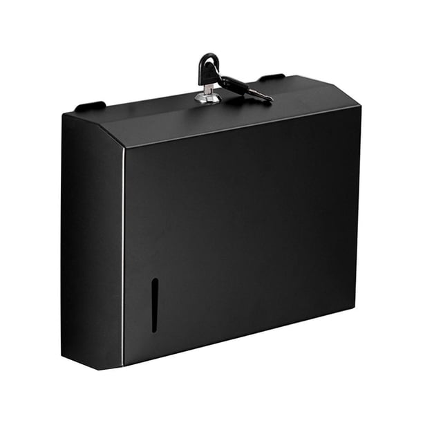 Dispensador De Toallas De Papel De Pared Con Cerradura Caja De Pañuelos De Cocina De Acero Inoxidable Yuarrent HA036598-00
