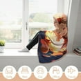 thumbnail image 6 of Genshin Impact Wearable Blanket Cloak Arctic Velvet Hooded Blanket Soft Fuzzy Hoodie Blanket Cape for Adults Kids 40"x50", 6 of 8