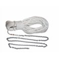 thumbnail image 1 of Lewmar Boat Anchor Rode 69000331 Three Stand; 1/2 Inch Diameter x 100 Foot Length; White; Nylon, 1 of 3
