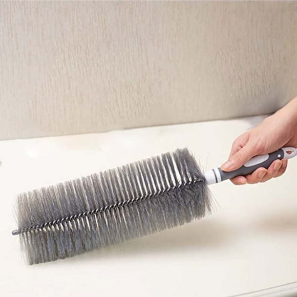 Cepillo para sofá con malla flexible para limpieza profunda, eliminación de pelos de mascotas y polvo, mango ergonómico para tapicería y zonas de difícil acceso. Aestivo | Gris | AESTIVO