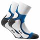 thumbnail image 1 of Rohner Unisex Calcetines de Running Quarter, paquete de 2 - Calcetines básicos para exteriores, calcetines deportivos Blanco/Azul 39-42, 1 of 2