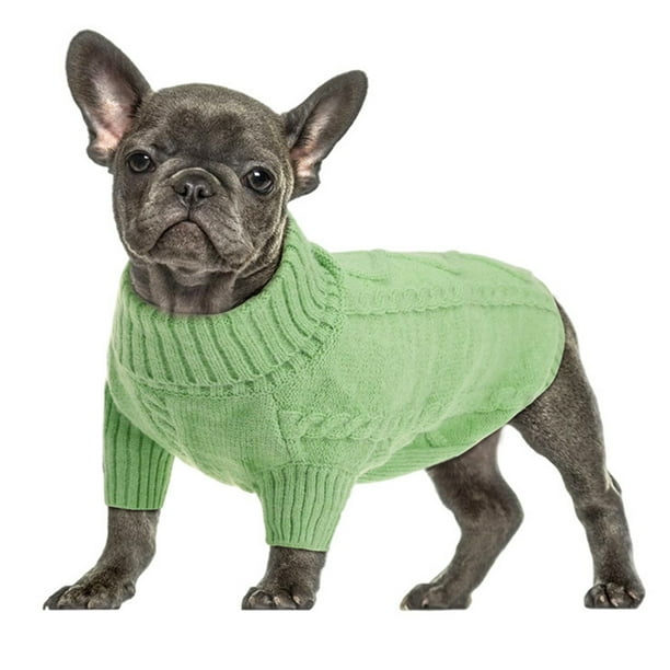 Jersey de punto calentito para perros pequeños y medianos en invierno
