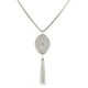 thumbnail image 1 of Sonducket Collar de mujer Elegante Mujer Colgante Borlas Colgantes Adorno de ropa Collares de borlas para decoración diaria Plata, redondeada Ropa, zapatos y accesorios Miscelánea Plata, Ovalada Sonducket AP009192-06, 1 of 6