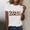 Fan Jersey-A1White, variant on Women's Soccer Jersey USA MEX CA Short Sleeve Crewneck Graphic Tee Football Tournament Fan Top for Sports Party Vacation Game Day Red XL