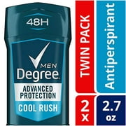Degree Men Advanced Protection Antiperspirant Deodorant Cool Rush 2.7 oz 2-Pack