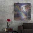 thumbnail image 7 of Luxe Metal Art 'Unicorn Pegasus Rainbow' by Enright, Metal Wall Art, 36"x36", 7 of 7