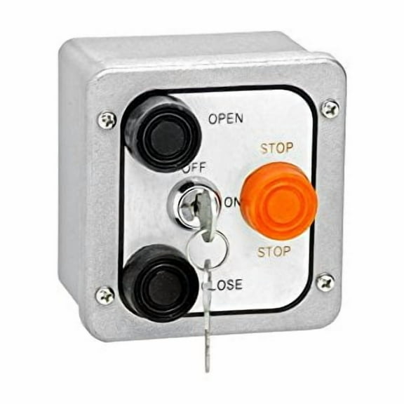 MMTC 3BXL NEMA 4 Exterior Three Button Control with Lockout Surface Mount Control Station