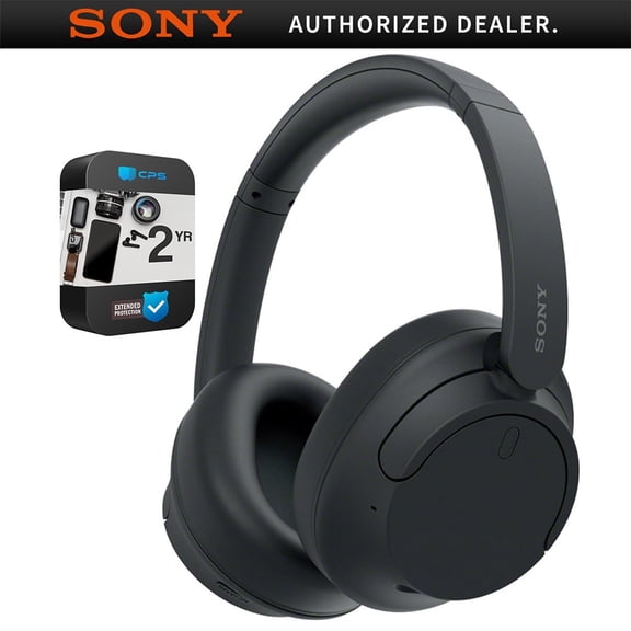 Restored Sony WH-CH720N Wireless Noise Cancelling Over-Ear Headphones, Black
