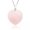 Rose Quartz, variant on 10pcs Natural Crystal Healing Stone Necklace Heart Shaped Chakra Necklace 3cm-Malachite