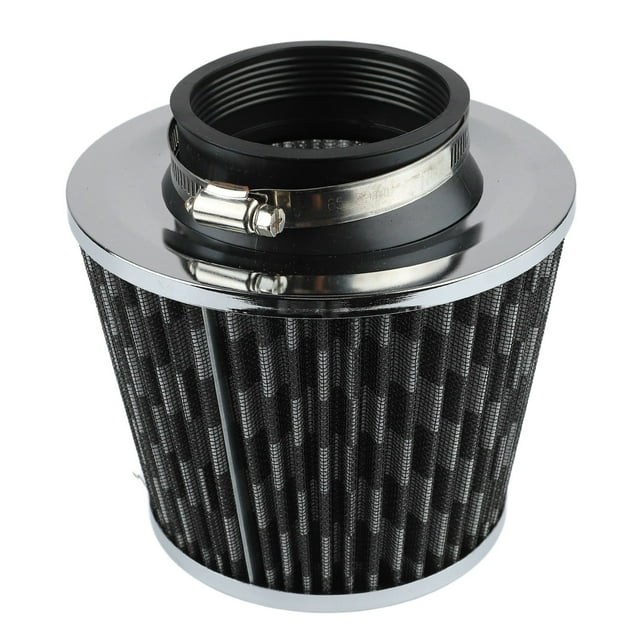 Filtro de aire para automóvil, filtración potente de alto flujo, soporte radial de 16 pulgadas, filtro de entrada de aire para vehículo, estilo fibra de carbono