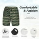 thumbnail image 3 of Balery Jungle Green Camo USA Flag Bañador para hombre, shorts de playa de secado rápido con entrepierna y forro de compresión-XX-Large, 3 of 6