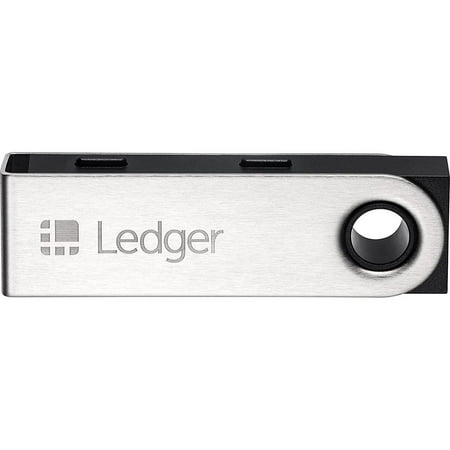 Ledger - Nano X Crypto Hardware Wallet - Bluetooth - Onyx Black