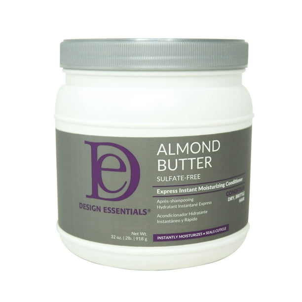 Acondicionador hidratante instant�neo Design Essentials Almond Butter Express, 32 onzas