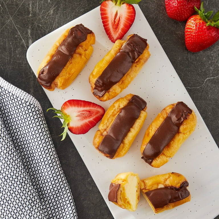 Freshness Guaranteed Mini Eclairs 9.75 oz, 5 Count, Baked, Iced,  Shelf-Stable Chocolate Pastry Dessert - Walmart.com