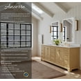 thumbnail image 4 of Audrey 84 in. Bath Vanity Set in Oak with White Quartz Top and Undermount Basin, 4 of 10