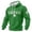 #02Green, variant on St Patricks Day Hoodies for Men Irish Shamrock Clover Graphic Waffle Knit Pullover Casual Shirt Holiday Outfit Green L