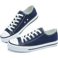 thumbnail image 1 of Zapatillas de lona de moda para mujer, lindas zapatillas bajas, cómodas zapatillas de lona para caminar para dama, 1 of 4