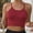 Wine, variant on SMihono Women's Washed Seamless Rib-Knit Camisole Crop Tank Tops Sleeveless Racerback Sport Tank Camisole Strappy Underwear (Hot Pink M )