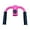 Pink, variant on Lipstore T Bar Row Attachment Hand Grip for Strength Training Weight Bar Triceps Lats Black