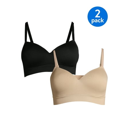 

No Boundaries Juniors Seamless Comfy Bra 2-Pack