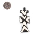 thumbnail image 2 of The Bead Chest Handmade Batik Bone Cross Pendant from Kenya – African Tribal Design – Traditional – Fair Trade Ethically Sourced Jewelry Making Charm, 2 of 3