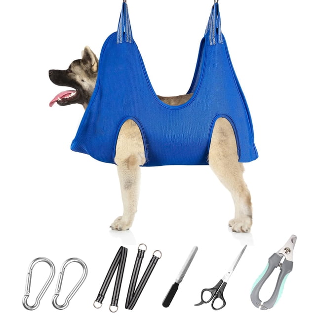 Hamaca de Aseo para Mascotas ATESON para Perros Medianos/Grandes + Accesorios