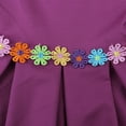 thumbnail image 5 of RIJOPUTY Girls Floral Embroidered Muslim Dress with Hijab Abaya Long Sleeve Eid Robe Prayer Set for Muslim Girls Prayer Clothes Kids Long Abaya, 5 of 5