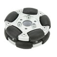 thumbnail image 2 of Robot Omni Wheel Replacement, Robot Omni Wheel 60mm Diameter Aluminium Alloy 360 Degree Rotation With Screw For DIY, 2 of 8