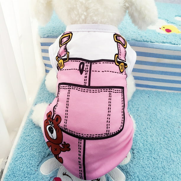Ropa de verano para gatos y perros pequeños: ropa transpirable para ositos de peluche,bichones,caniches y otras mascotas pequeñas
