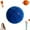 Blue, variant on Silent Basketball | Grooved Airless Indoor Basketball - Soft Foam Indoor Hoop Play | Soundless Ball for Quiet Dribbling and Indoor Training– Real Feel Higher Bounce Quieter