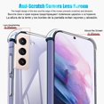 thumbnail image 4 of Funda transparente de lujo Original para Samsung Galaxy, funda de silicona para Samsung Galaxy S23, 22, 21, 20, Ultra Plus, A34, A54, A53, A52, A12, A73, accesorios, 4 of 5