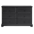 thumbnail image 3 of 6-Drawer Black Dresser with Easy Installation - 60 Minutes Setup, 3 of 7